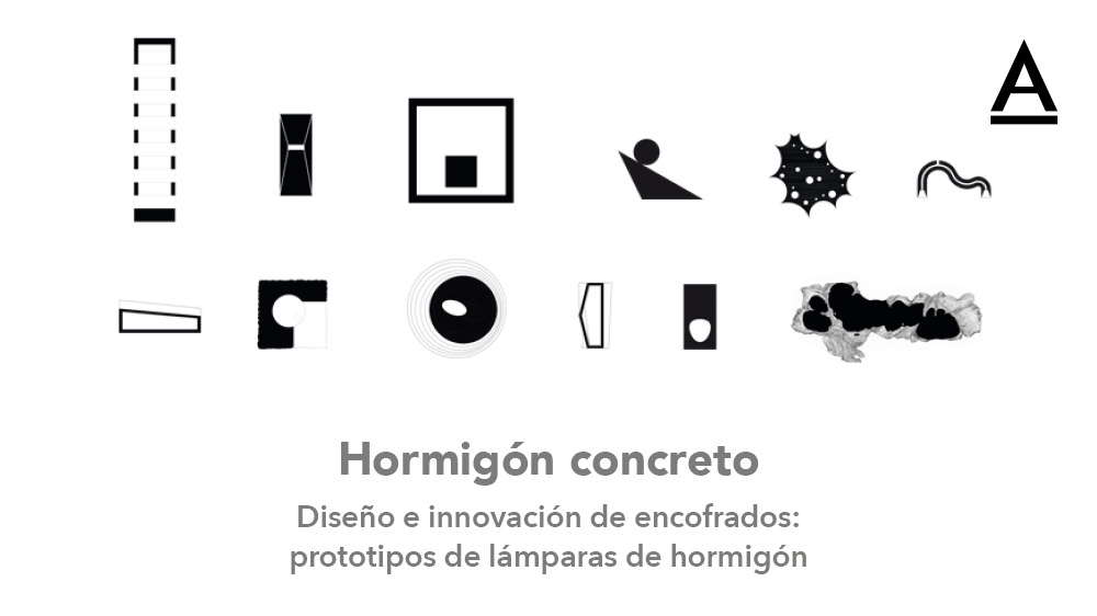 HORMIGÓN CONCRETO. Diseño e innovación de encofrados: prototipos de lámparas de hormigón